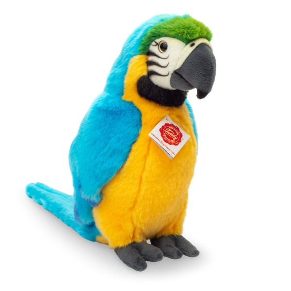 94167 Hermann Teddy sárga-kék ara papagáj