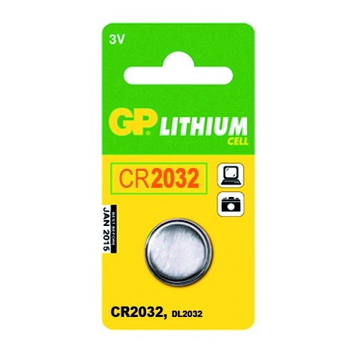 2032 GP Litium gombelem CR2032 3V