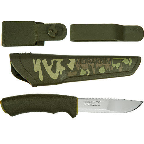 11920 Mora Bushcraft forest camo kés