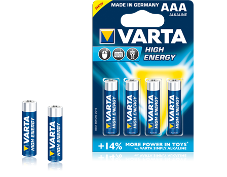 VT02 Varta High Energy AAA mikro elem